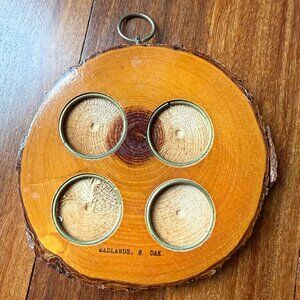 Vintage Badlands, South Dakota Souvenir Wood Frame